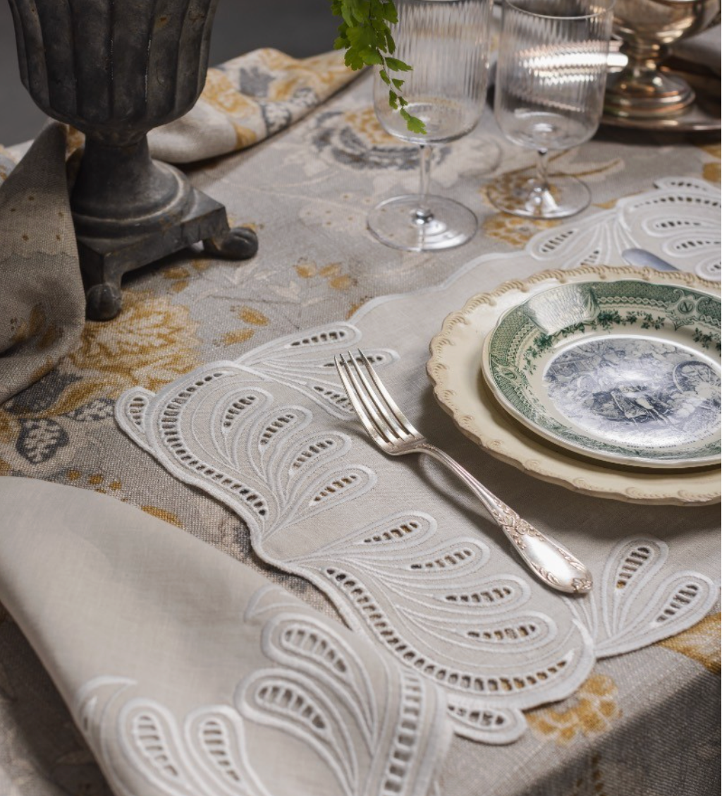 TECLA PLACEMAT IN  SALE MARINO - AVORIO