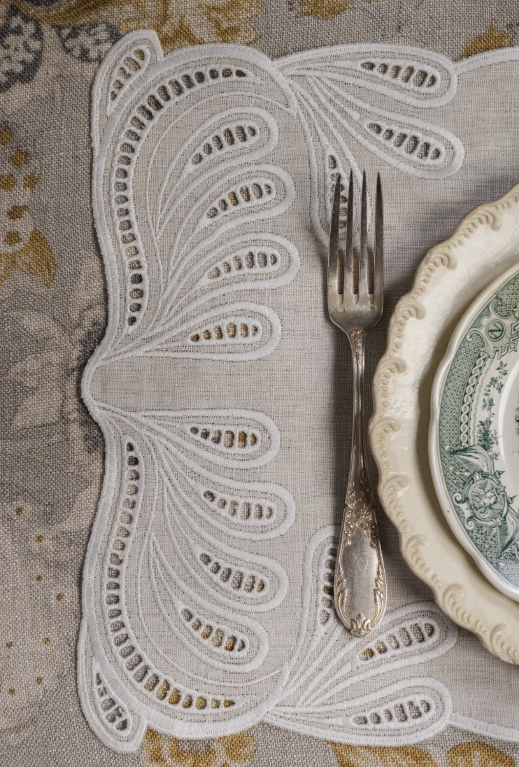 TECLA PLACEMAT IN  SALE MARINO - AVORIO