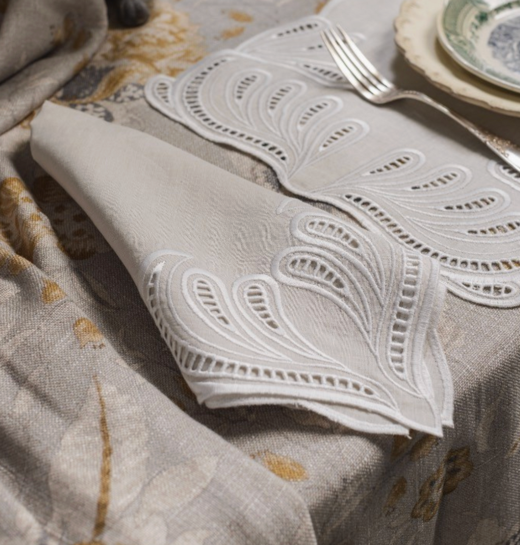 TECLA NAPKIN IN SALE MARINO AVORIO