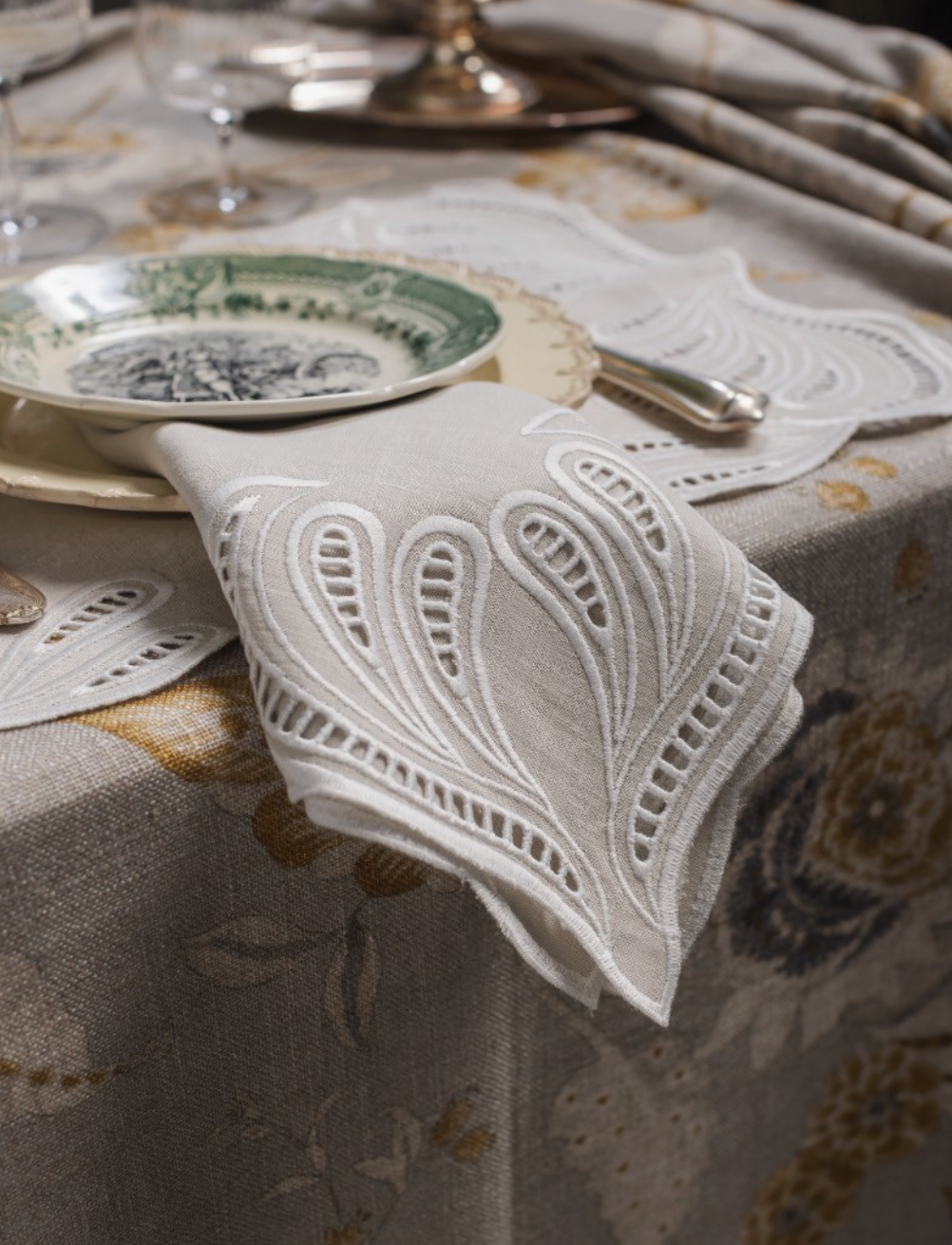 TECLA NAPKIN IN SALE MARINO AVORIO