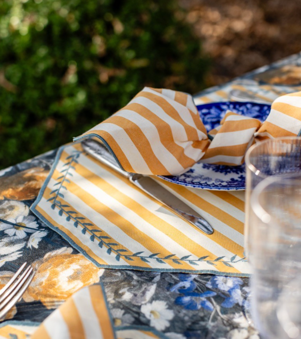 Borgo delle Tovaglie "Lauro" Placemat | Riga Capri Zucca & Delfino