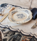 LETITZIA PLACEMAT IN AVORIO - BLU 50 x 35