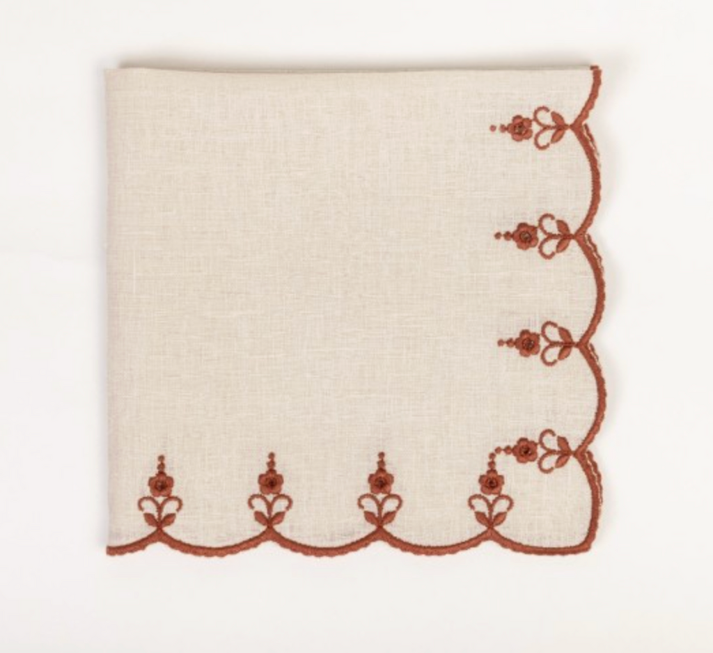 CARLOTA NAPLKIN SALE MARINO TERRACOTA