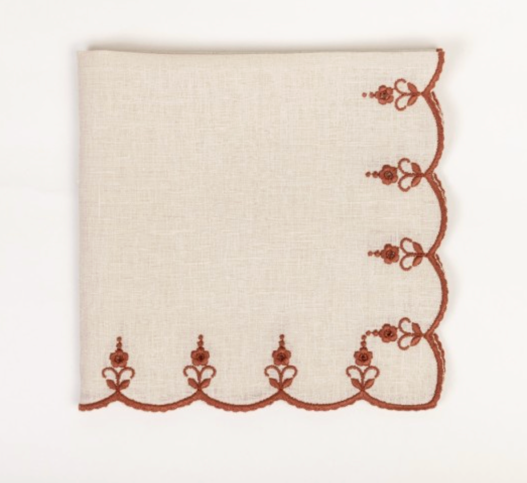 CARLOTA NAPLKIN SALE MARINO TERRACOTA