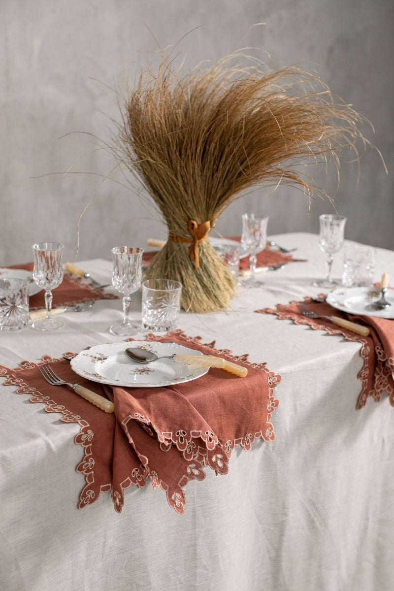 AMALFI NAPKIN IN TERRACOTA - SALE MARINO