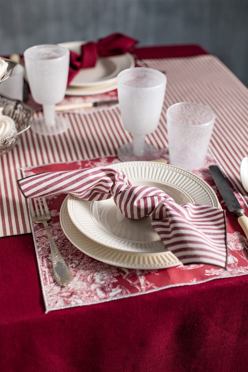 FILO NAPKIN IN RIGA PORTOFINO - BORDEAUX PRUNO