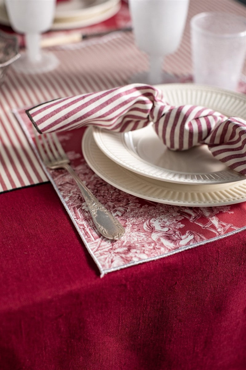 FILO NAPKIN IN RIGA PORTOFINO - BORDEAUX PRUNO