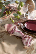 FILO NAPKIN IN RIGA PORTOFINO - BORDEAUX PRUNO