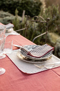 FILO NAPKIN VICHY ESPRESSO RUGGINE