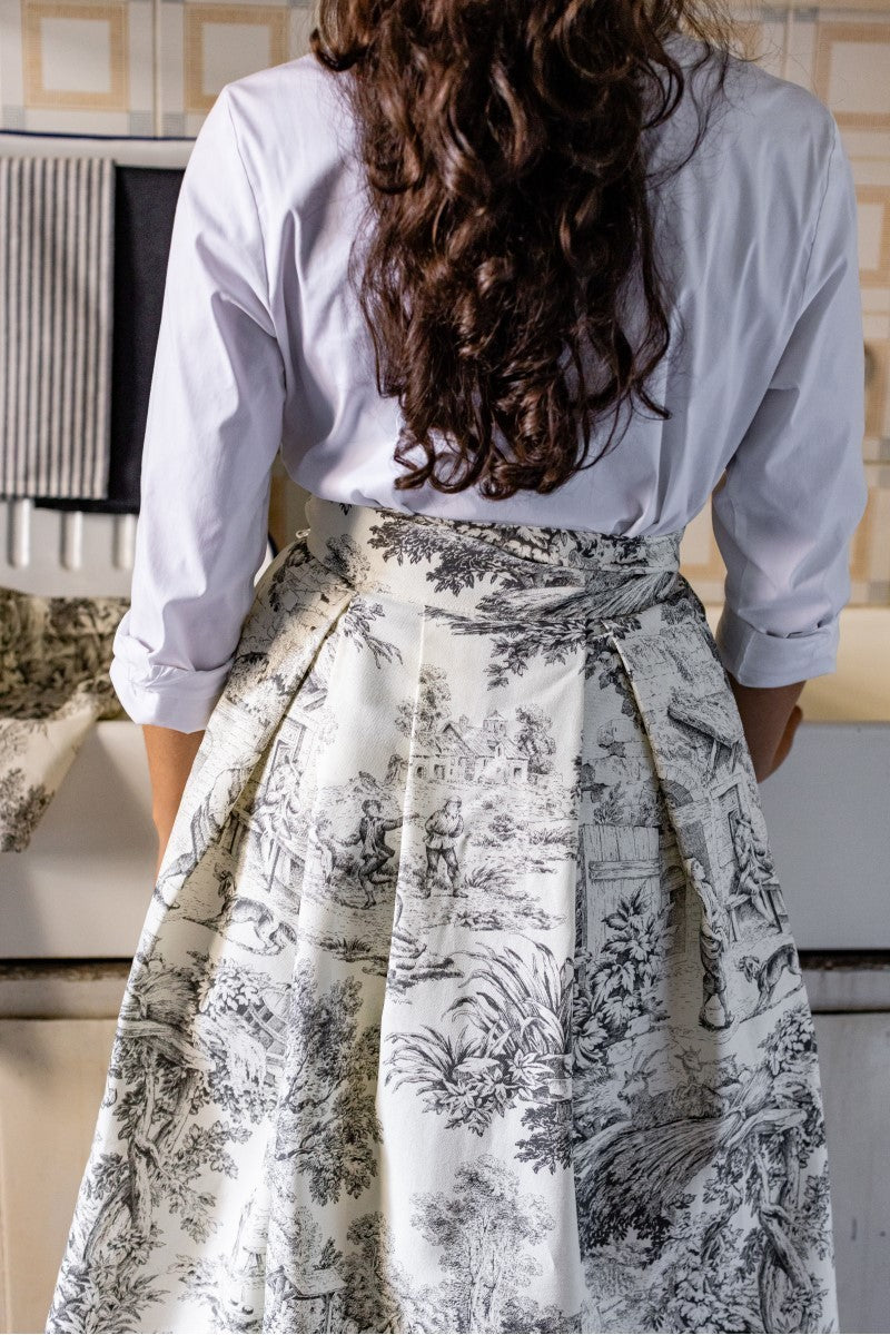 GILDA APRON IN TDJ NERO