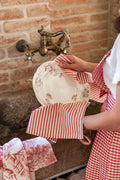 GILDA APRON IN VICHY ROSSO