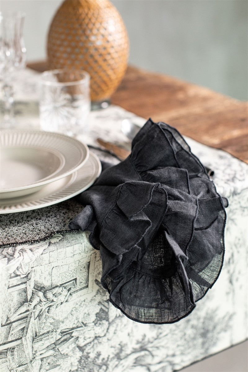GITANE NAPKIN IN CARBONE