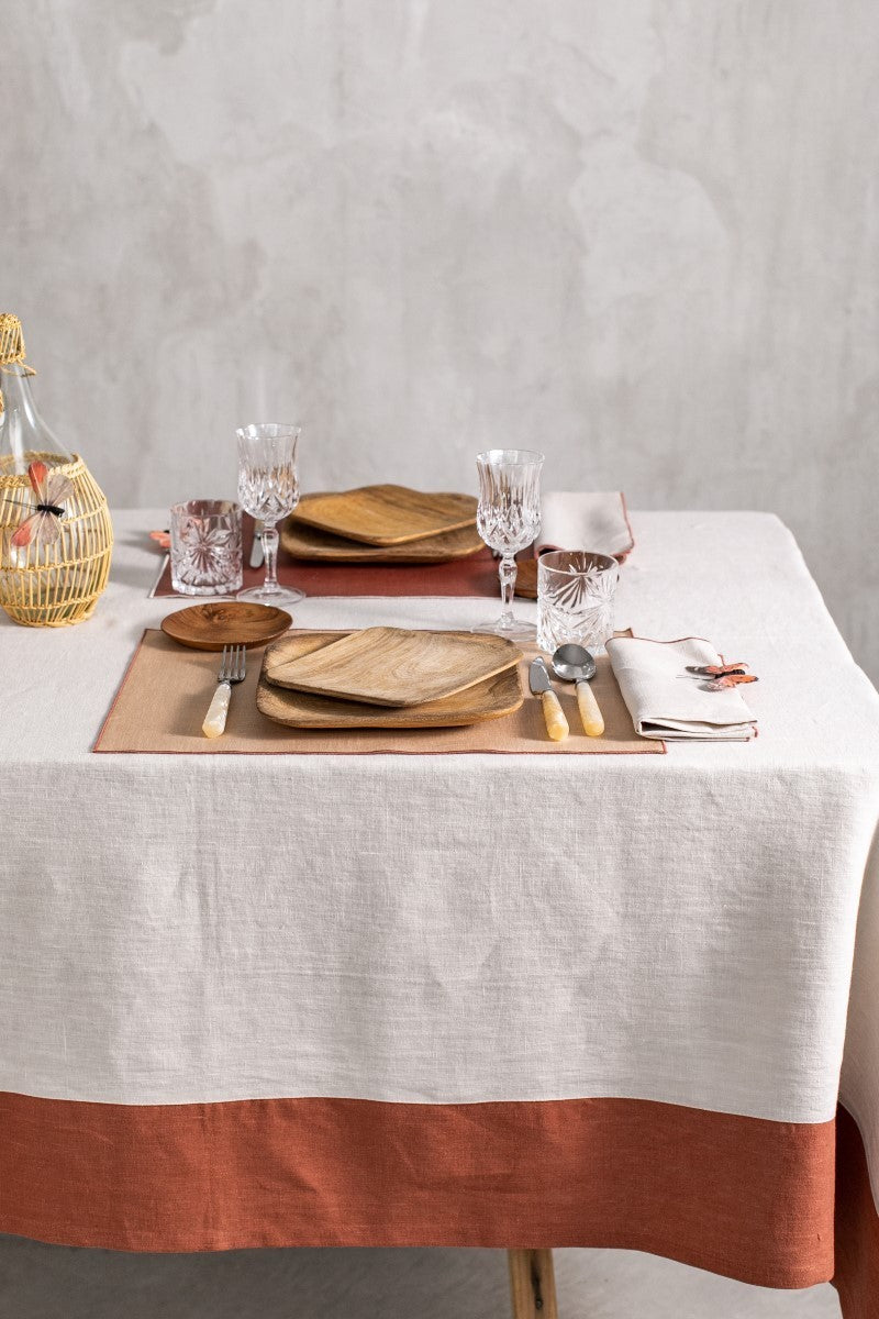 FILO NAPKIN IN SALE MARINO - TERRACOTA