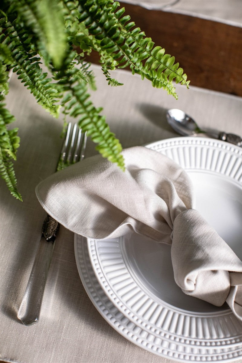 FILO NAPKIN IN MASTICE - AVORIO