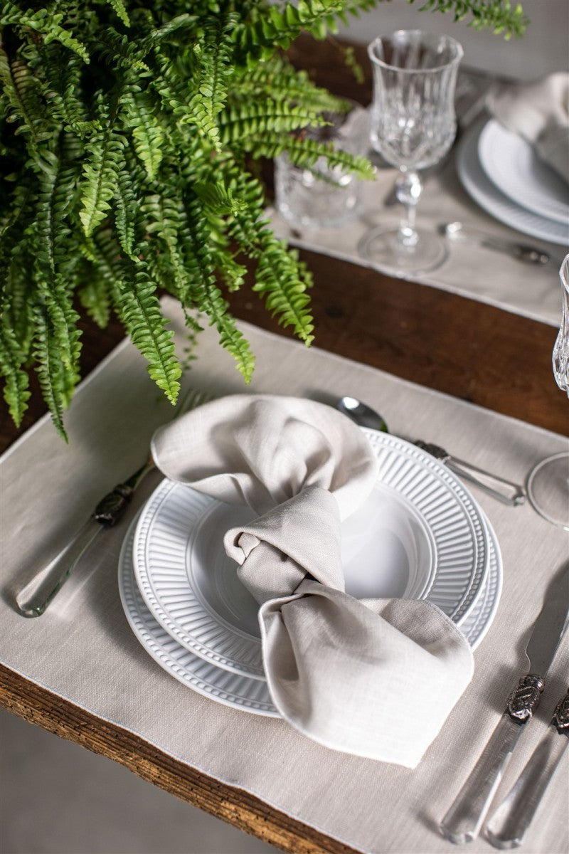 FILO NAPKIN IN MASTICE - AVORIO