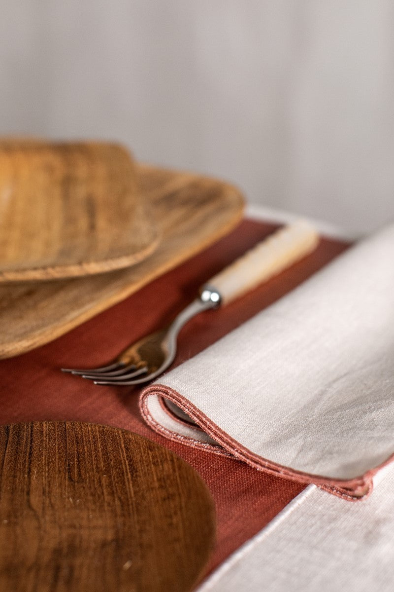 FILO NAPKIN IN SALE MARINO - TERRACOTA