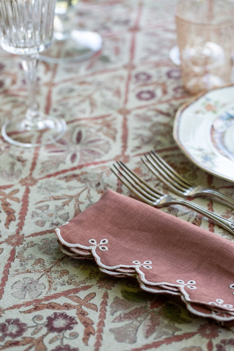 NASTRI NAPKIN IN TERRACOTA - SALE MARINO