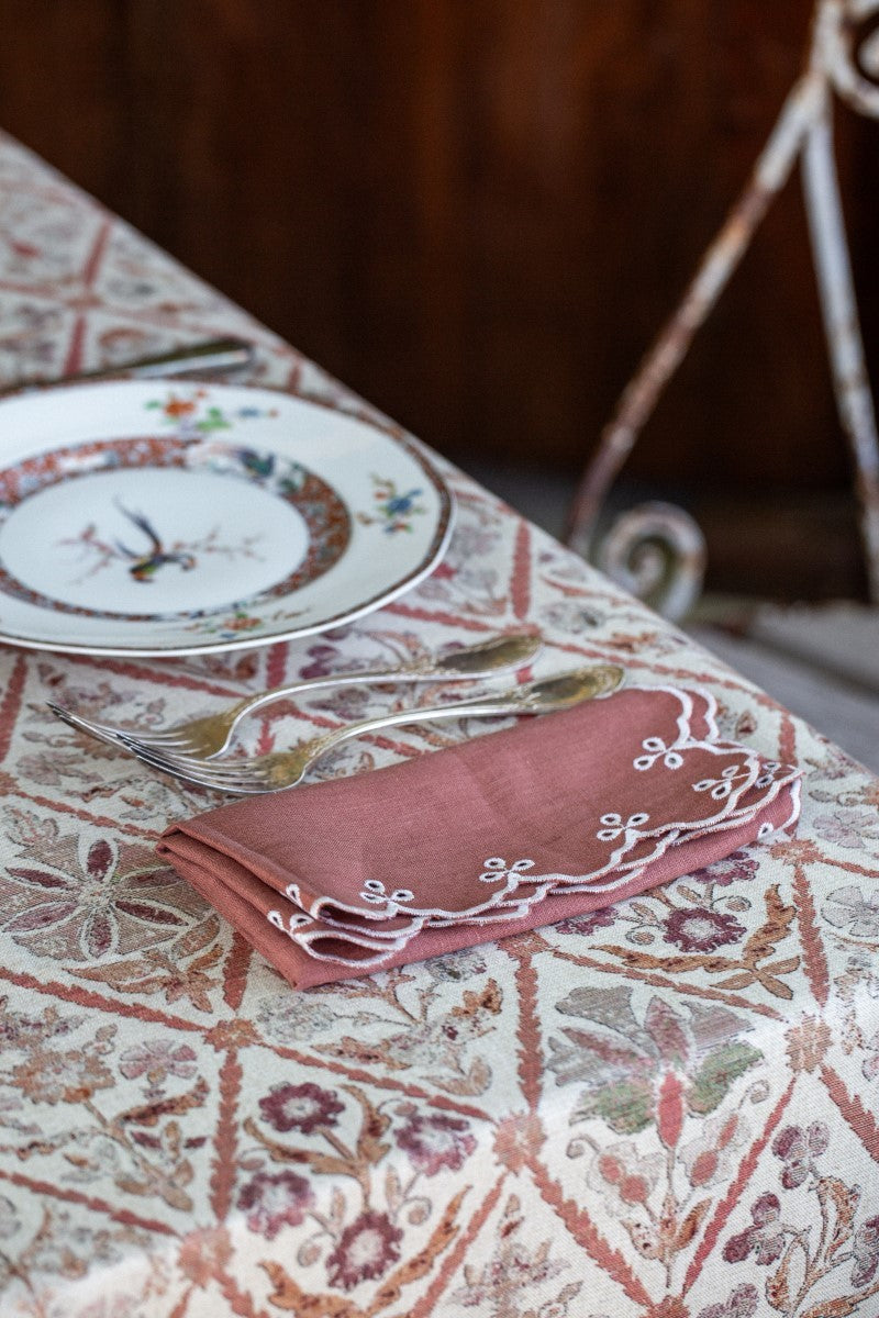 NASTRI NAPKIN IN TERRACOTA - SALE MARINO