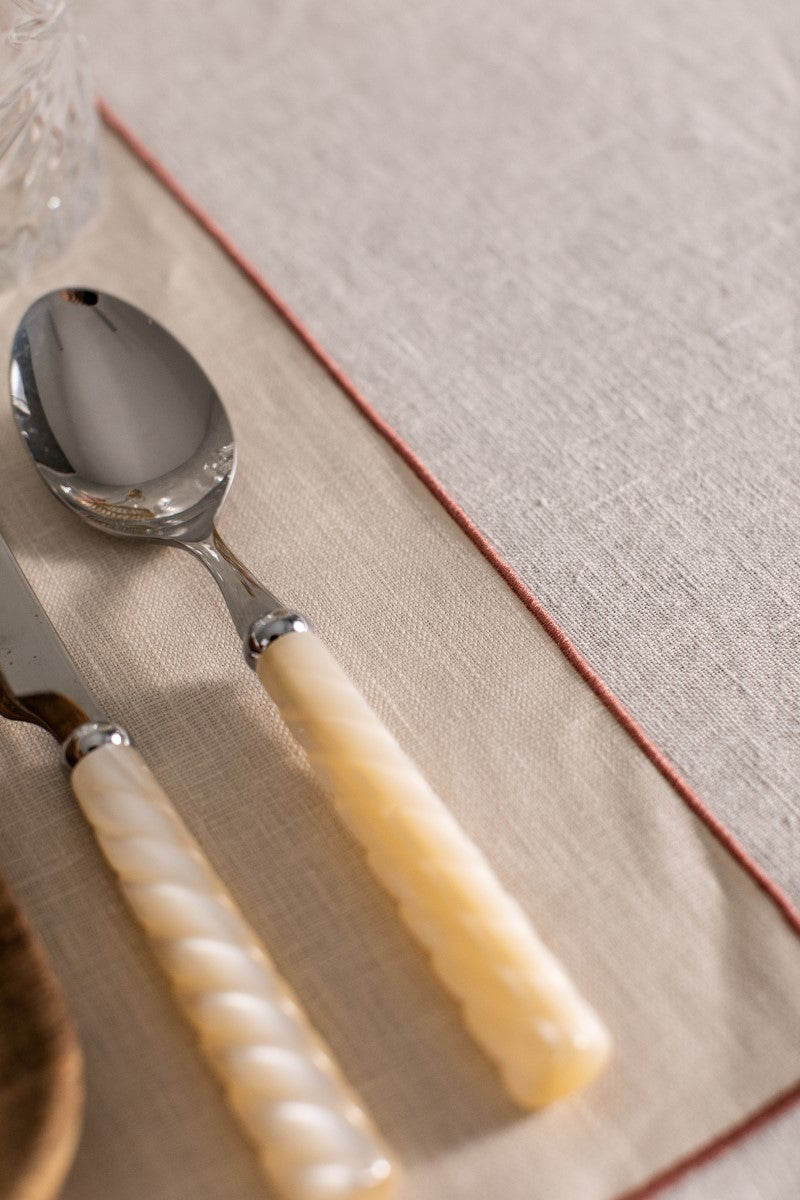 FILO PLACEMAT IN SALE MARINO - TERRACOTA