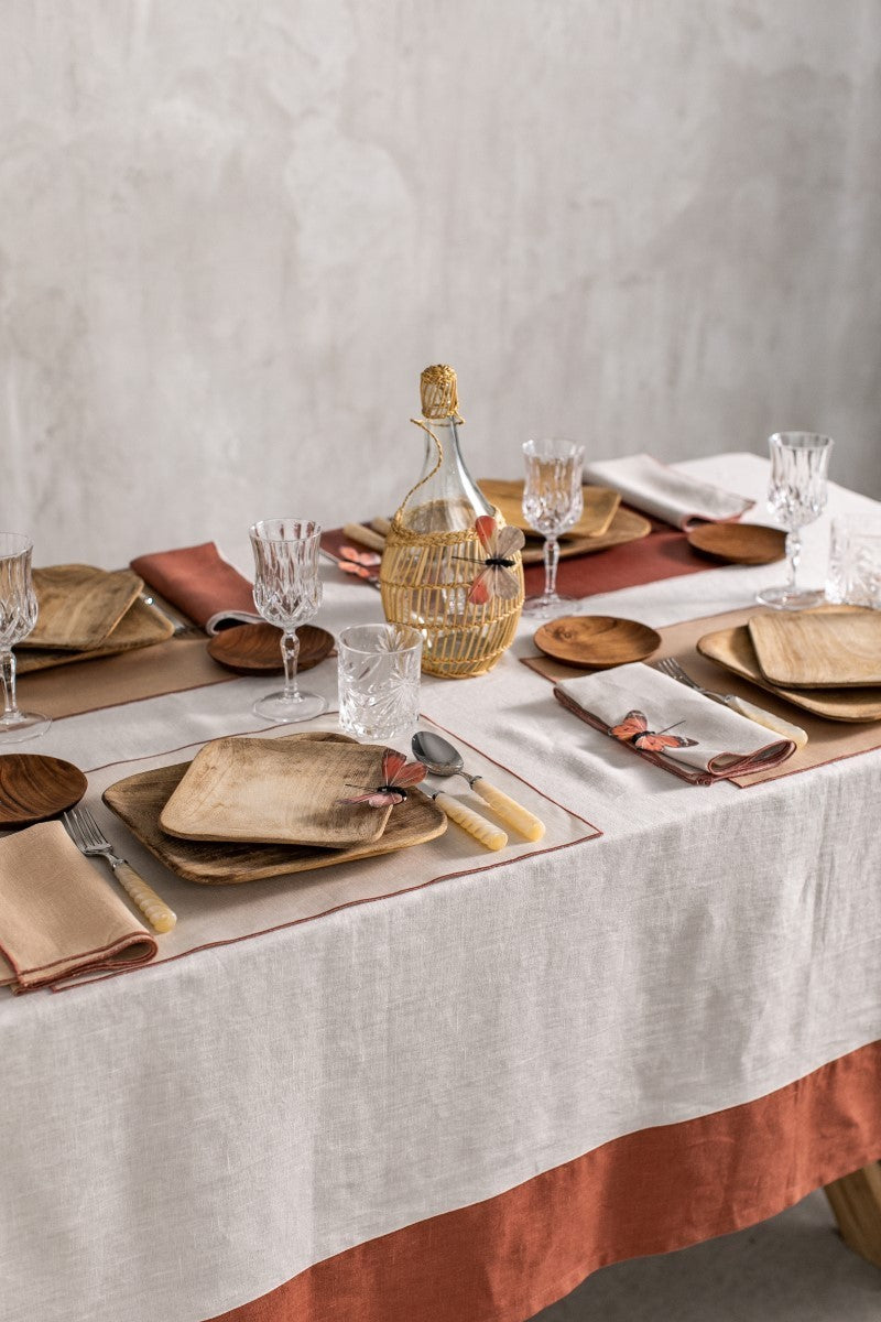 FILO PLACEMAT IN SALE MARINO - TERRACOTA