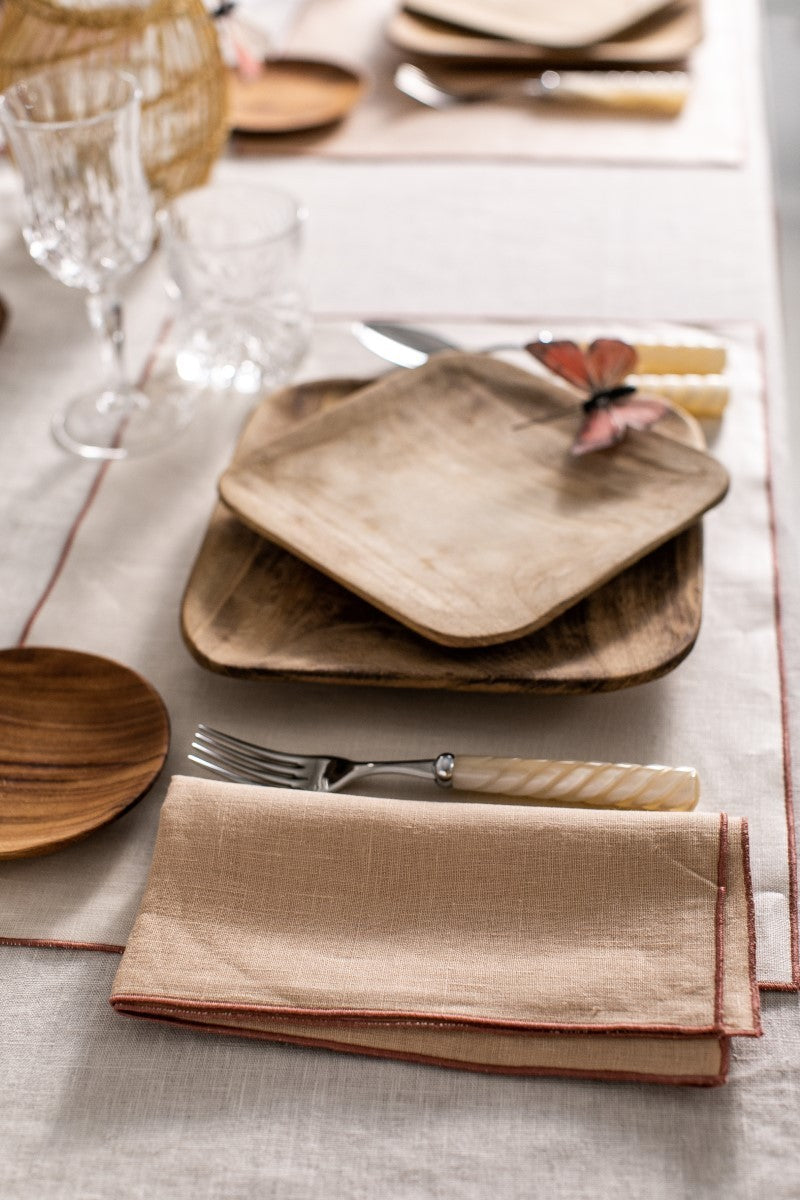 FILO PLACEMAT IN SALE MARINO - TERRACOTA
