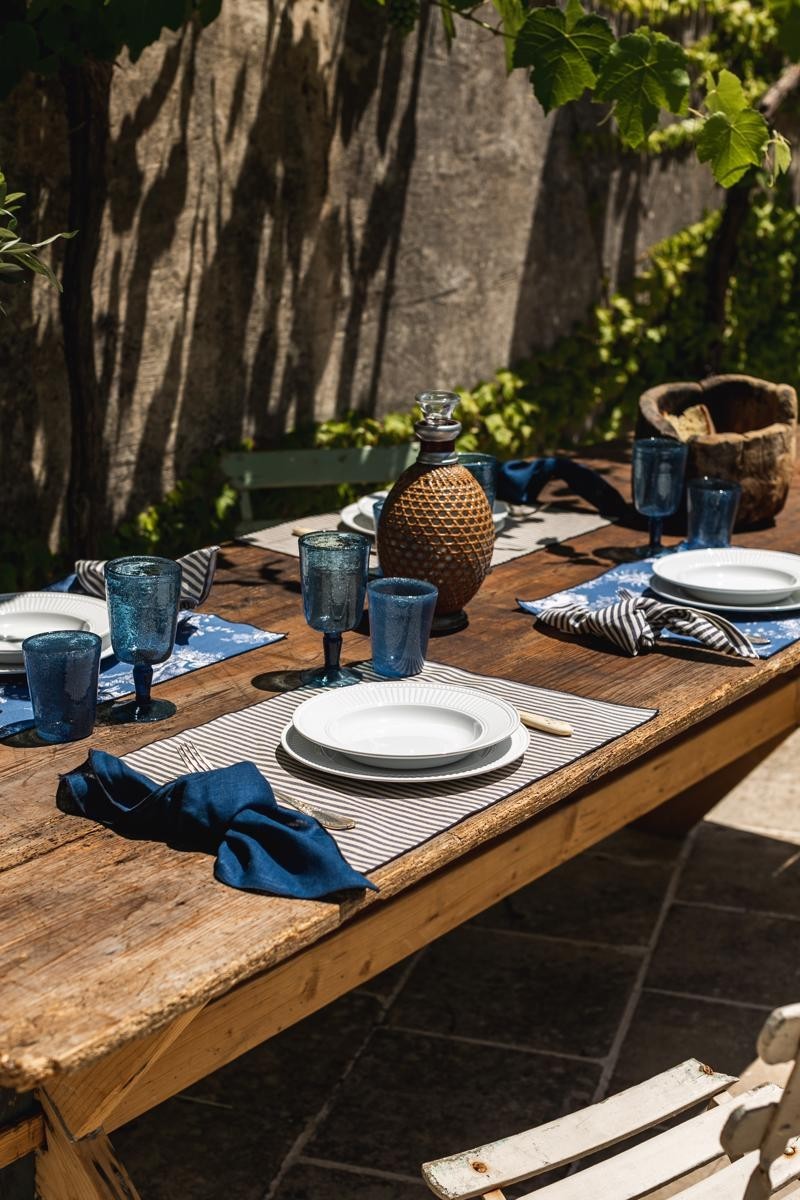 FILO PLACEMAT IN PORTOFINO BLU- BLU
