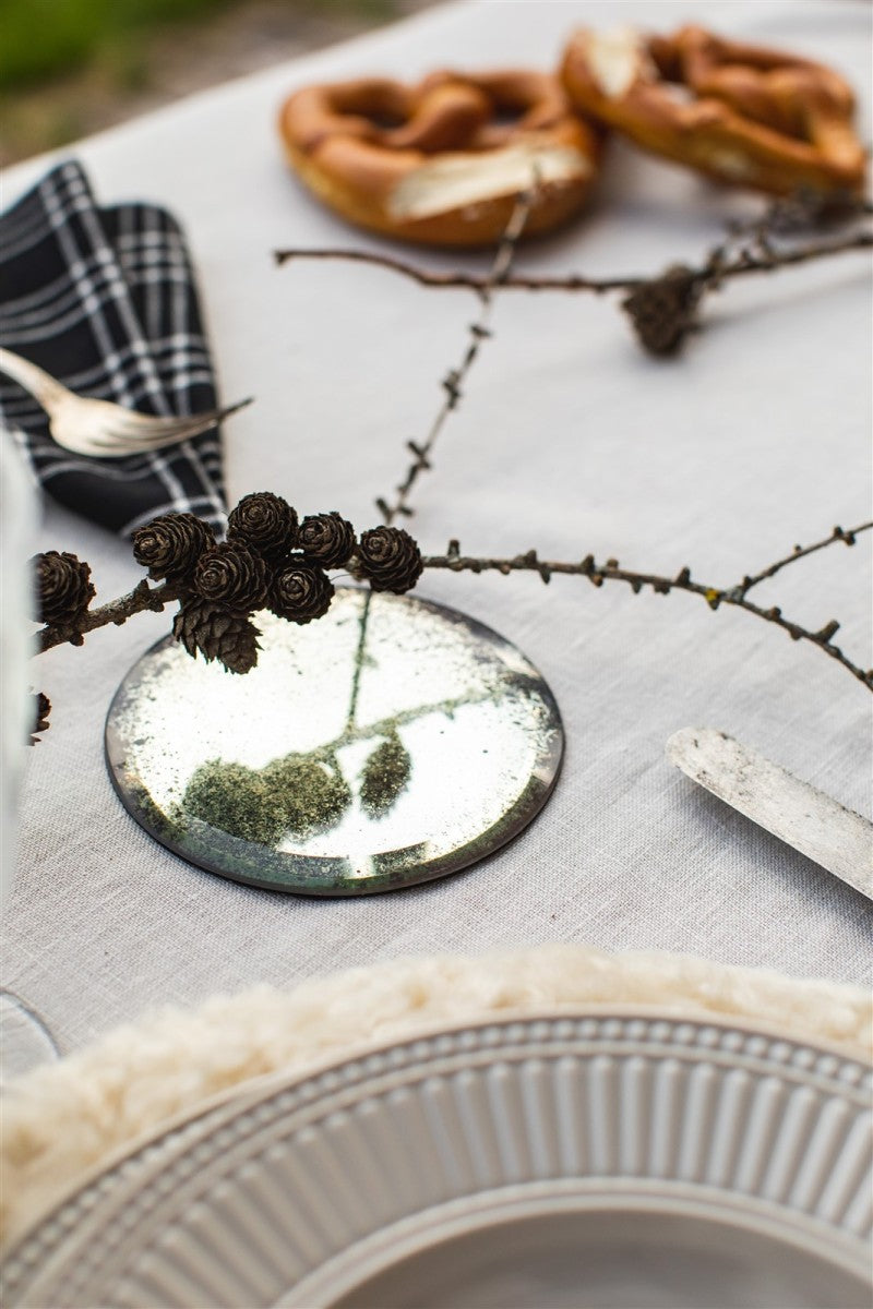MINI ANTIQUE MIRROR COASTER