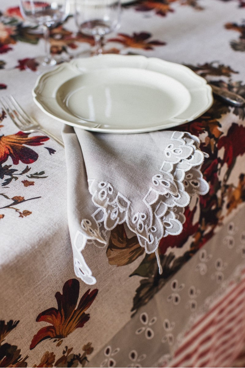AMALFI NAPKIN IN SABBIA - AVORIO