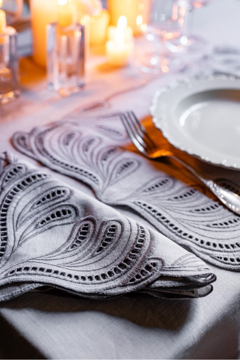 TECLA NAPKIN IN MASTICE - GHIACCIA