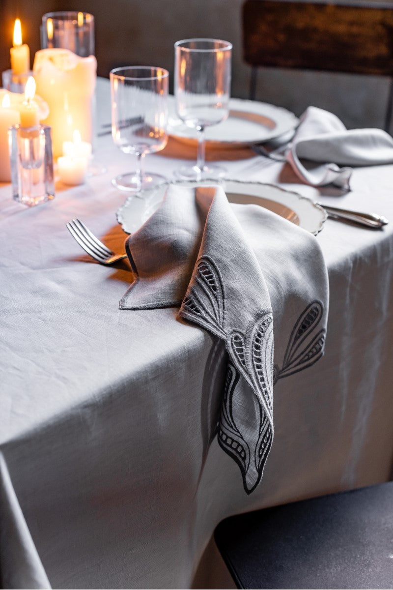 TECLA NAPKIN IN MASTICE - GHIACCIA