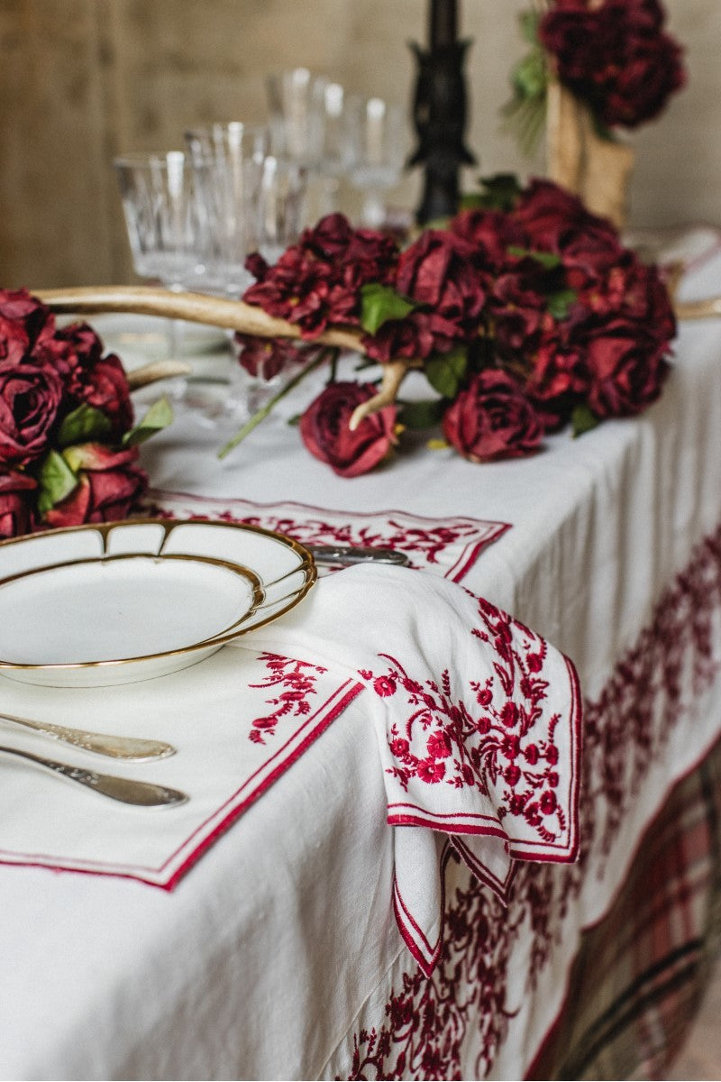 VENARIA NAPKIN IN AVORIO - CUORE MIO