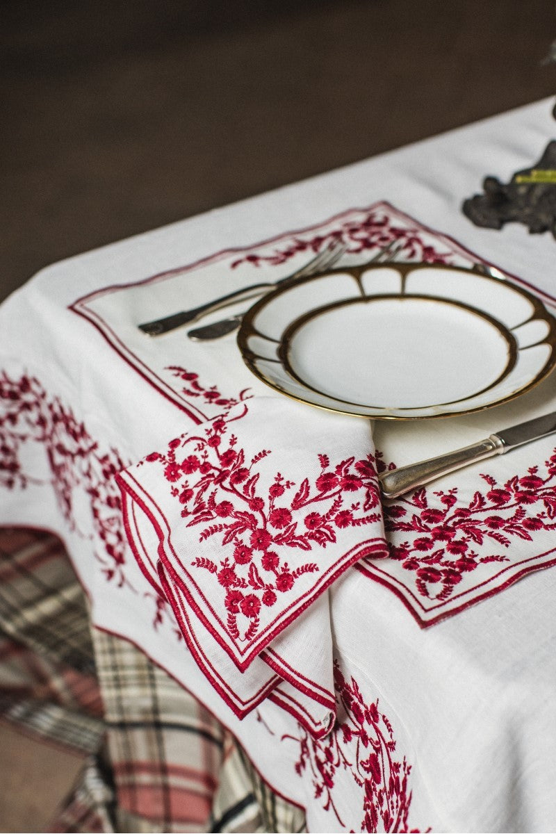 VENARIA NAPKIN IN AVORIO - CUORE MIO